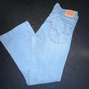 LEVI’S VINTAGE 519 BOOTCUT COTTON JUNIOR SZ 11 S LOW FLARE STRETCH  31”x29”